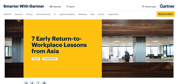 7 vroege lessen voor terugkeer naar de werkplek uit Azië