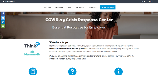 COVID-19 Crisis Response Center