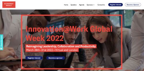 Semaine mondiale de l'innovation au travail