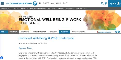 Emotional Well-Being @ Work Conference