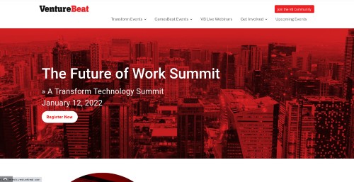VentureBeat : Sommet sur l'avenir du travail